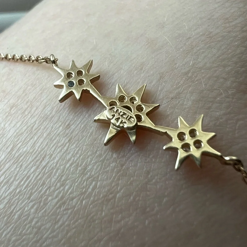 Gold Star Necklace - Picture 2 of 6